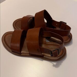 Todd Snyder Brown Leather Sandals Sz 9.  NWOB. Box27